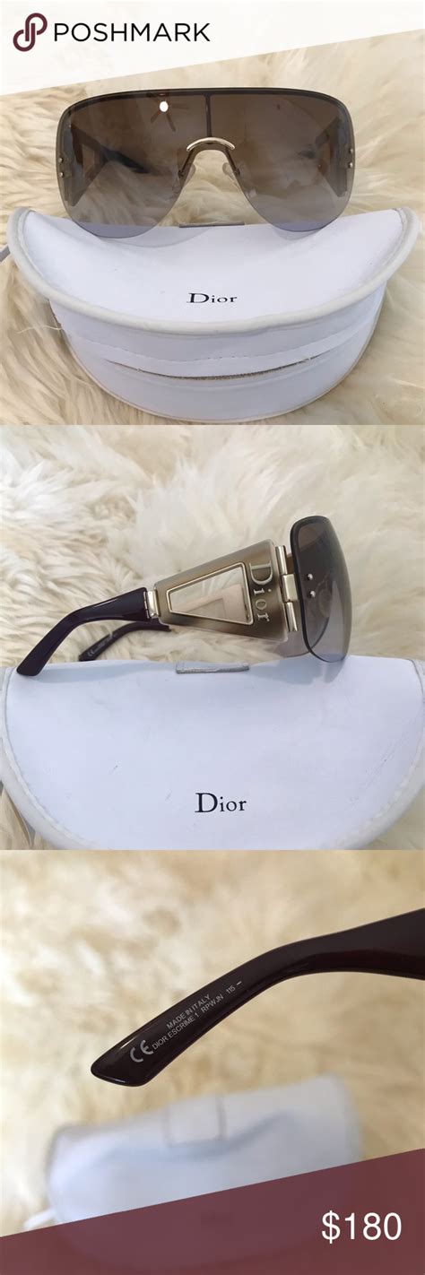 christian dior escrime ebay|VINTAGE CHRISTIAN DIOR ESCRIME 1 LOGO SHIELD .